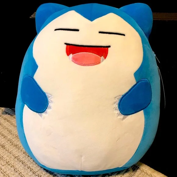 Pokémon Snorlax Squishmallows 10in plush toy NEW WITH TAGS - Picture 1 of 9